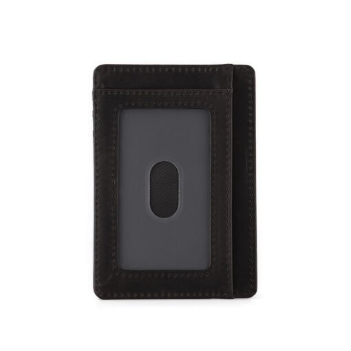 The Money Clip Airtag Slim Minimalist RFID Leather Wallet