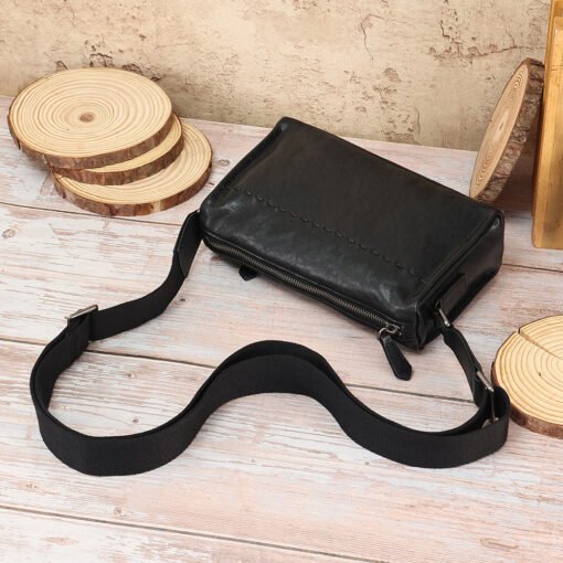 The Adriano Genuine Cowhide Leather Shoulder Crossbody Messenger Bag