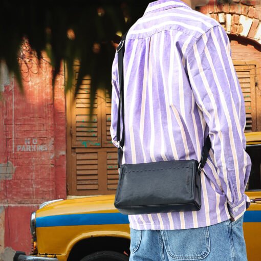 TheAdriano BlackCrossbodyBagforMen 14