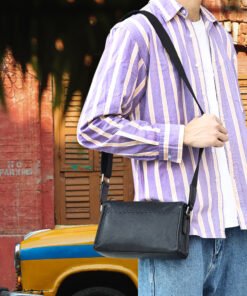 TheAdriano BlackCrossbodyBagforMen 15