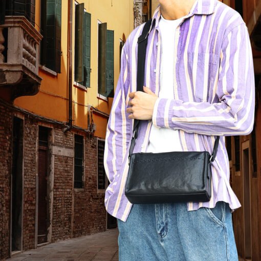 TheAdriano BlackCrossbodyBagforMen 16