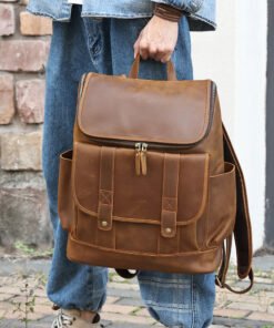 TheAureus ClassicLeatherBackpack 1