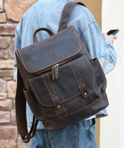 TheAureus ClassicLeatherBackpack 12