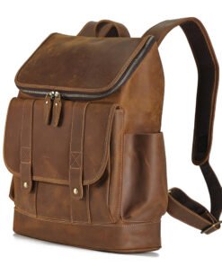 TheAureus ClassicLeatherBackpack 14