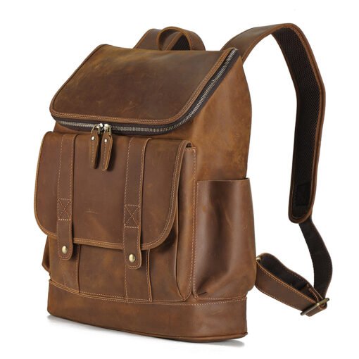 TheAureus ClassicLeatherBackpack 14