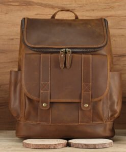 TheAureus ClassicLeatherBackpack 17