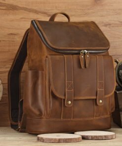 TheAureus ClassicLeatherBackpack 18