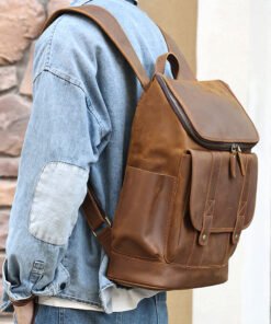 TheAureus ClassicLeatherBackpack 23