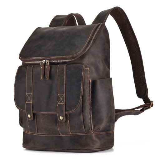 TheAureus ClassicLeatherBackpack 3