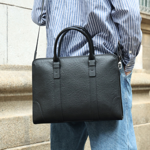 TheBlake BlackLeatherBriefcaseforMen 15