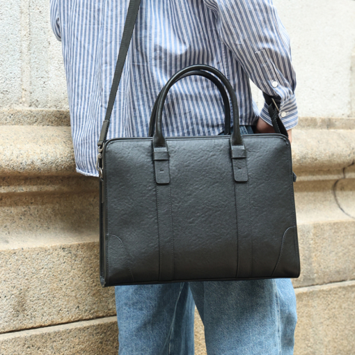 TheBlake BlackLeatherBriefcaseforMen 16