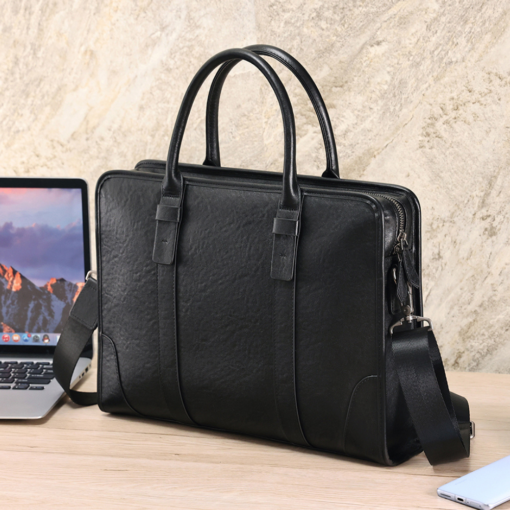 TheBlake BlackLeatherBriefcaseforMen 3