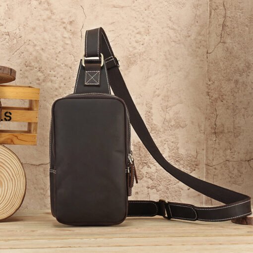 TheBlaze VintageLeatherSlingBag 10