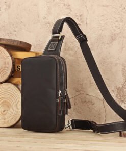 TheBlaze VintageLeatherSlingBag 11