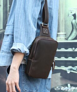 TheBlaze VintageLeatherSlingBag 13