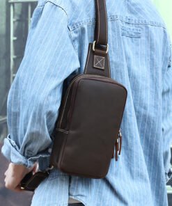 TheBlaze VintageLeatherSlingBag 14
