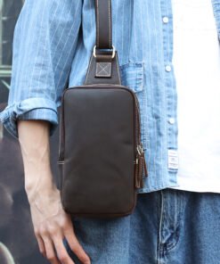TheBlaze VintageLeatherSlingBag 16