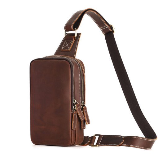 TheBlaze VintageLeatherSlingBag 19