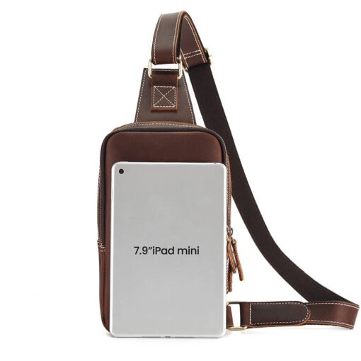 TheBlaze VintageLeatherSlingBag 24