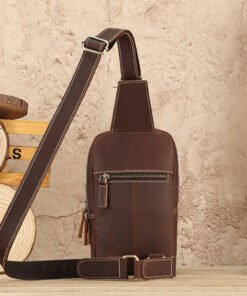 The Blaze Vintage Sling Shoulder Hand Crafted Cowhide Leather Bag