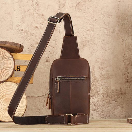 The Blaze Vintage Sling Shoulder Hand Crafted Cowhide Leather Bag