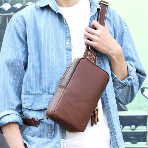 TheBlaze VintageLeatherSlingBag 29
