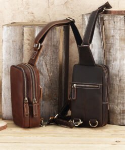 TheBlaze VintageLeatherSlingBag 3
