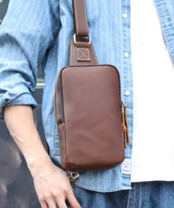 The Blaze Vintage Sling Shoulder Hand Crafted Cowhide Leather Bag
