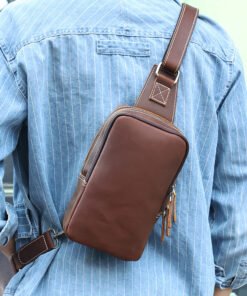 TheBlaze VintageLeatherSlingBag 31
