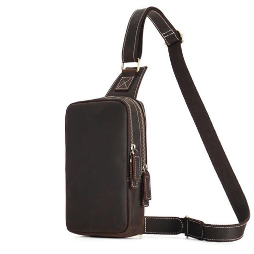TheBlaze VintageLeatherSlingBag 5