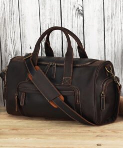 TheCarnelian VintageLeatherDuffleBag 11