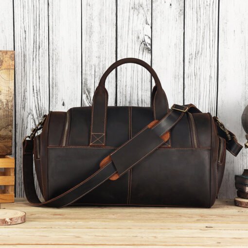 TheCarnelian VintageLeatherDuffleBag 13
