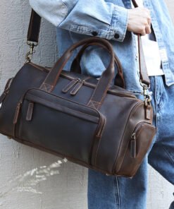 TheCarnelian VintageLeatherDuffleBag 17
