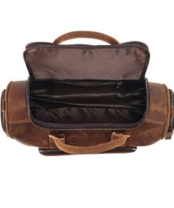 TheCarnelian VintageLeatherDuffleBag 24
