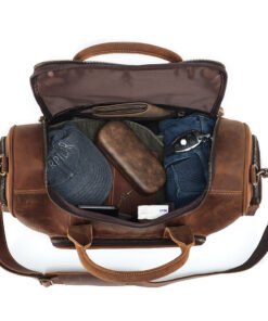 TheCarnelian VintageLeatherDuffleBag 25
