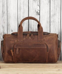 TheCarnelian VintageLeatherDuffleBag 26