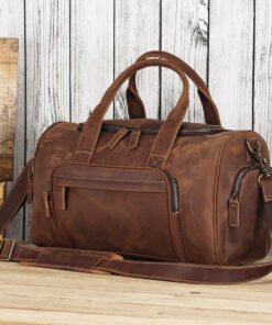 TheCarnelian VintageLeatherDuffleBag 28