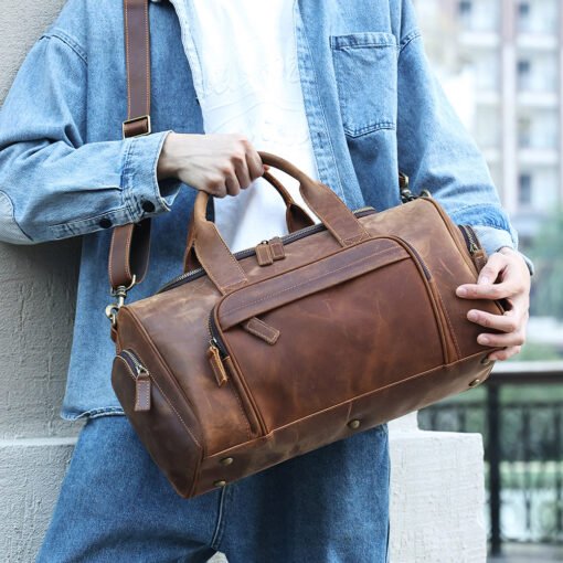 TheCarnelian VintageLeatherDuffleBag 31