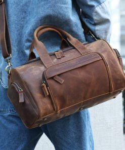 TheCarnelian VintageLeatherDuffleBag 32