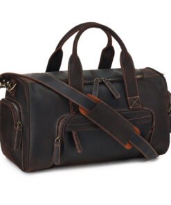 TheCarnelian VintageLeatherDuffleBag 4