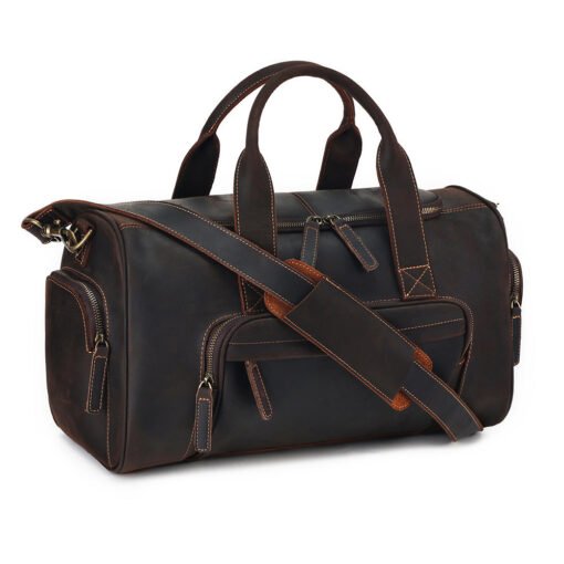 TheCarnelian VintageLeatherDuffleBag 4