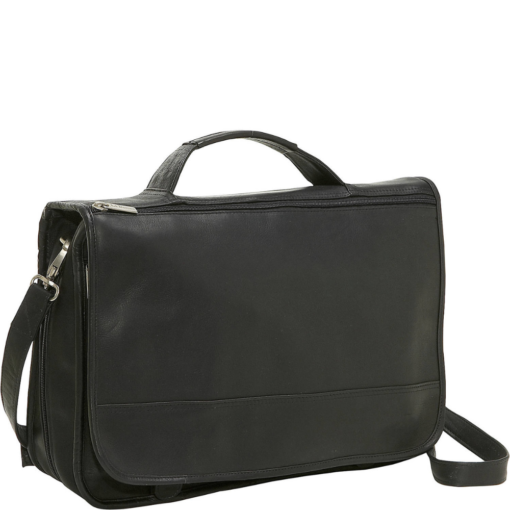 TheFlumen ExpandableLeatherMessengerBag 4