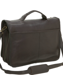 TheFlumen ExpandableLeatherMessengerBag 5