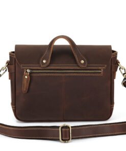 The Hermosa Vintage Crossbody Cowhide Leather Messenger Bag