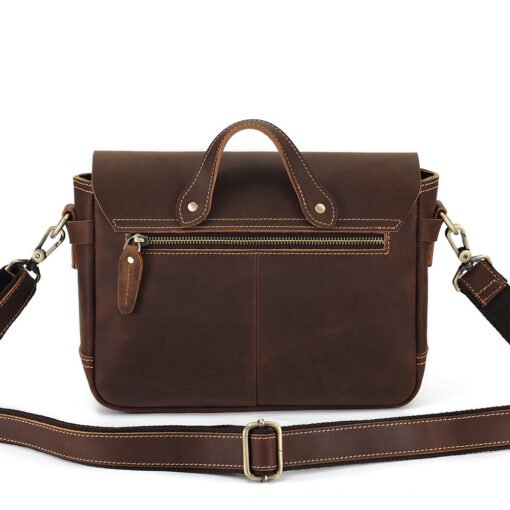 The Hermosa Vintage Crossbody Cowhide Leather Messenger Bag