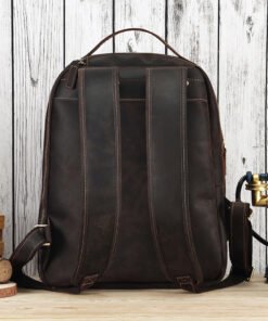 TheMarrone TravelLeatherBackpack 11
