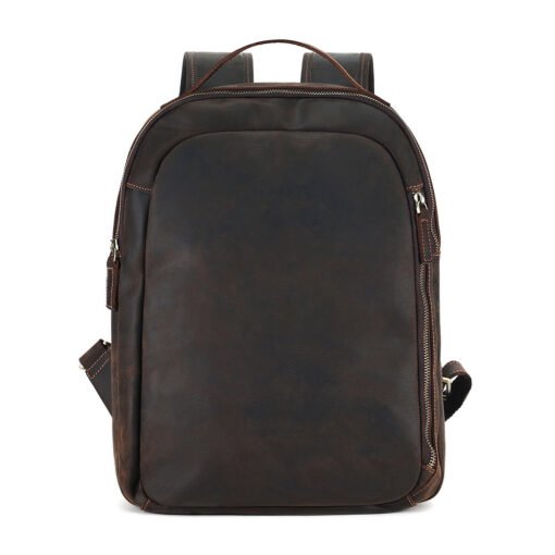 TheMarrone TravelLeatherBackpack 2