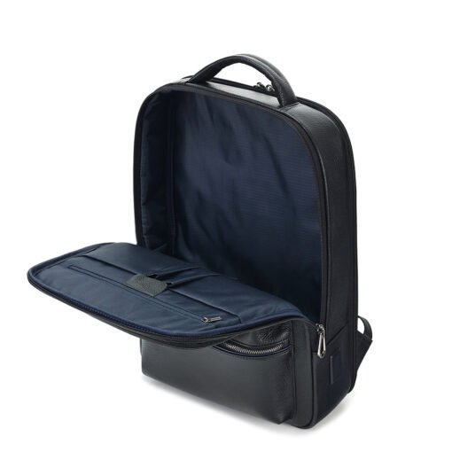 TheNyx TopGrainBlackLeatherBagforSchool College 28