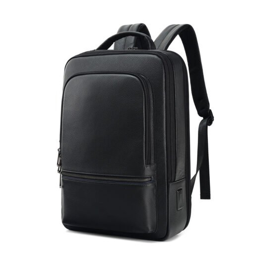 TheNyx TopGrainBlackLeatherBagforSchool College 3
