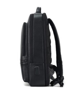 TheNyx TopGrainBlackLeatherBagforSchool College 4